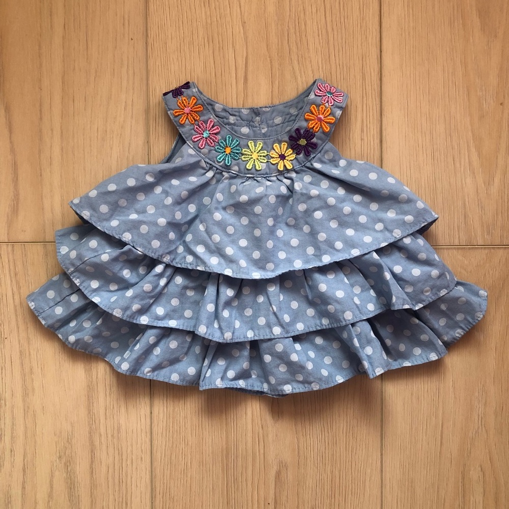 Kids Headquarters Baby Girl Sleeveless Peplum Dress